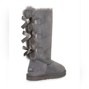 UGG Women's Bailey Bow Tall Grey